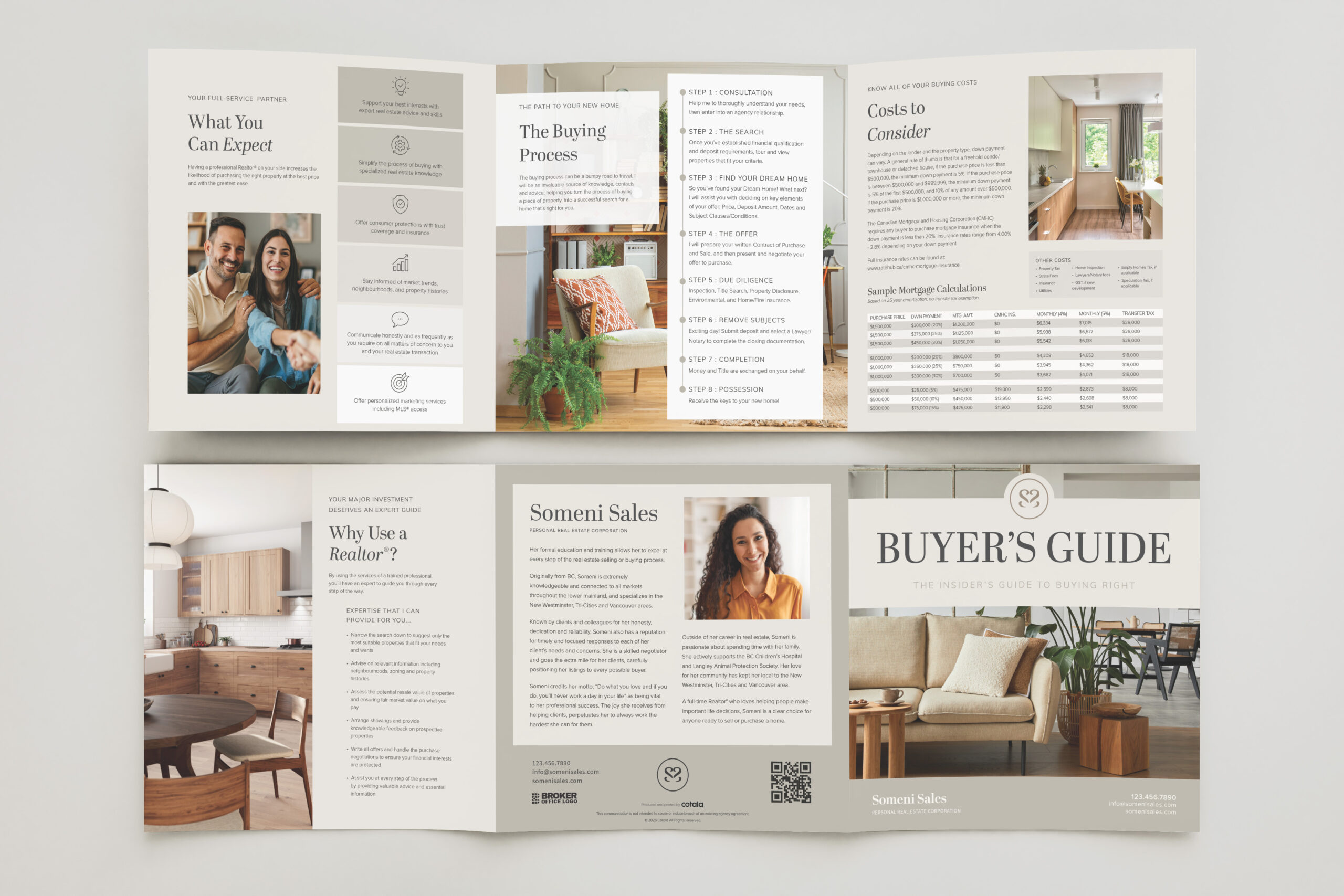 Real Estate Agent Buyer Guide Trifold