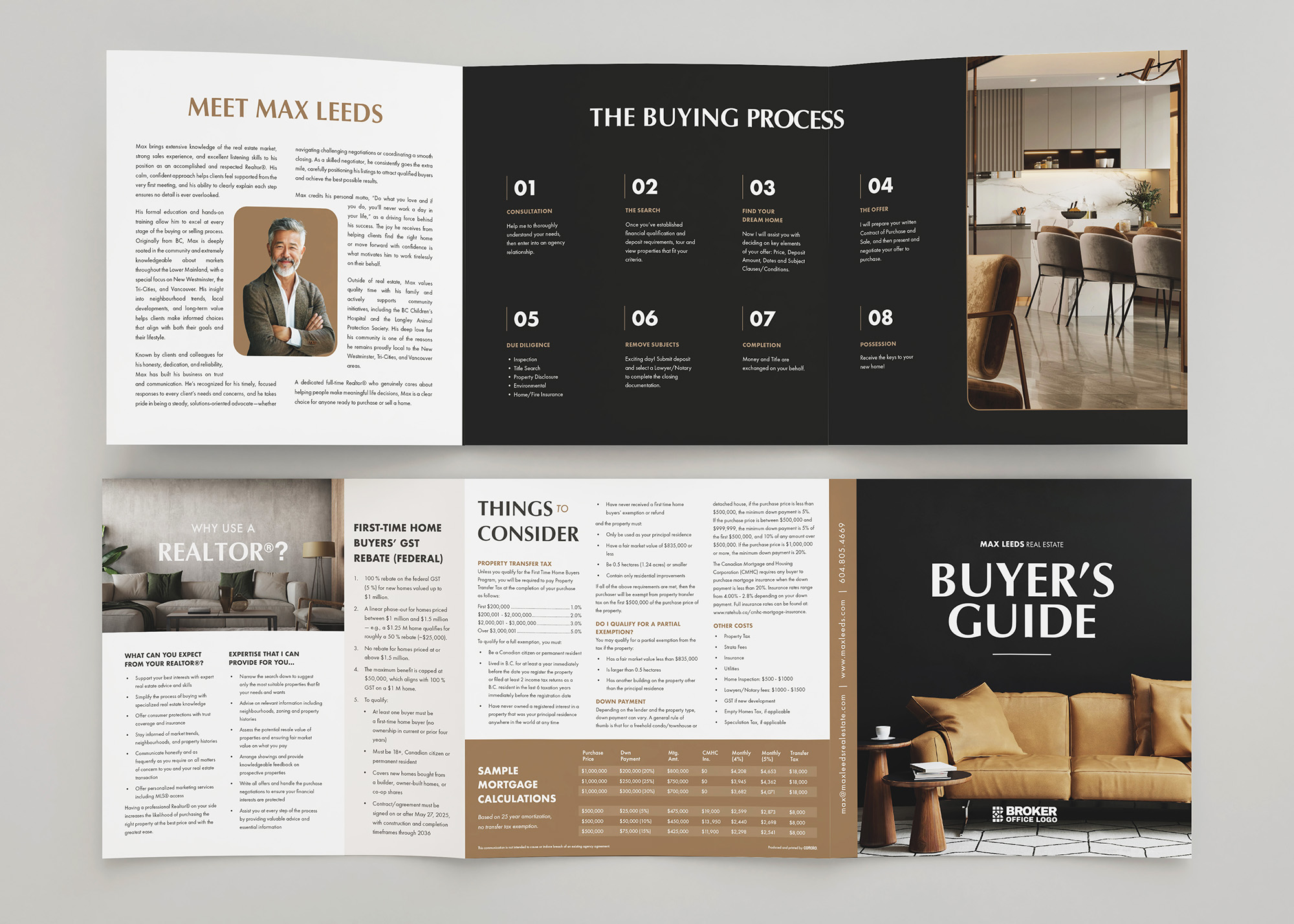 Real Estate Agent Buyer Guide Trifold